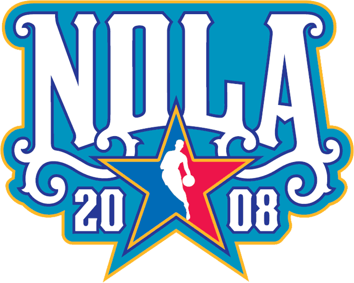 NBA All-Star Game 2008 Wordmark Logo iron on transfers for clothing